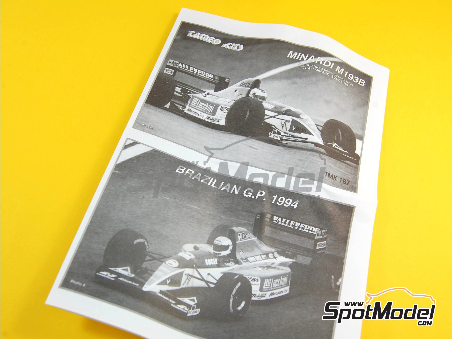 当時モノ タメオ 1/43 ミナルディ M193B・フォード Tameo Tameo Kits TMK187: Car scale model kit 1/43 scale - Minardi